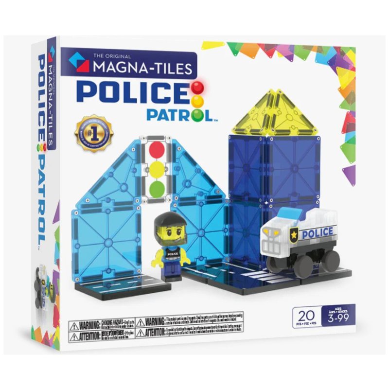 Magna Tiles Police Patrol 1 S