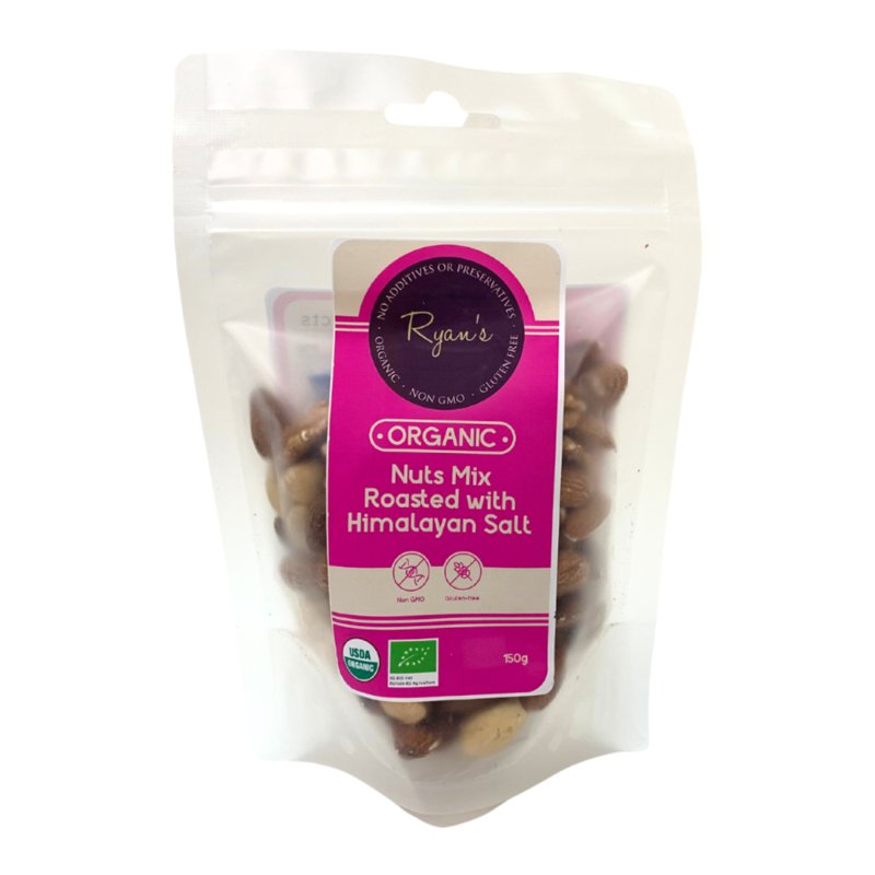 Ryan'S Organic Ryan's Nuts Mix Roasted With Himalayan Salt