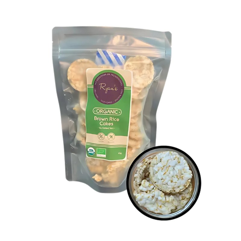 Ryan'S Organic Ryan's Brown Rice Cakes - No Added Salt