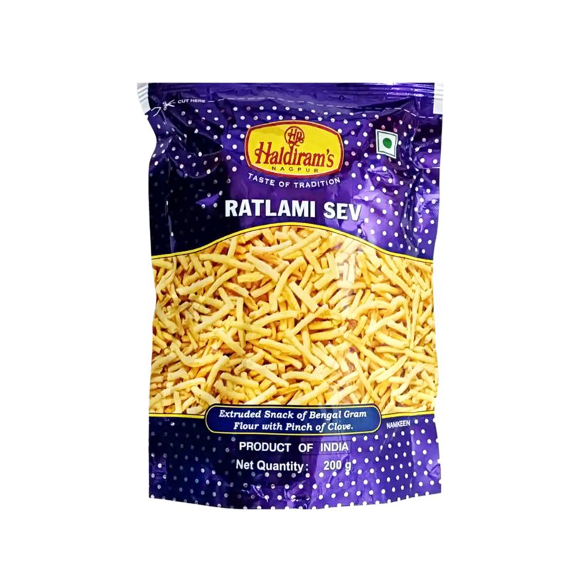 Haldiram'S Haldirams Ratlami Sev Extruded Snack Gram Flour