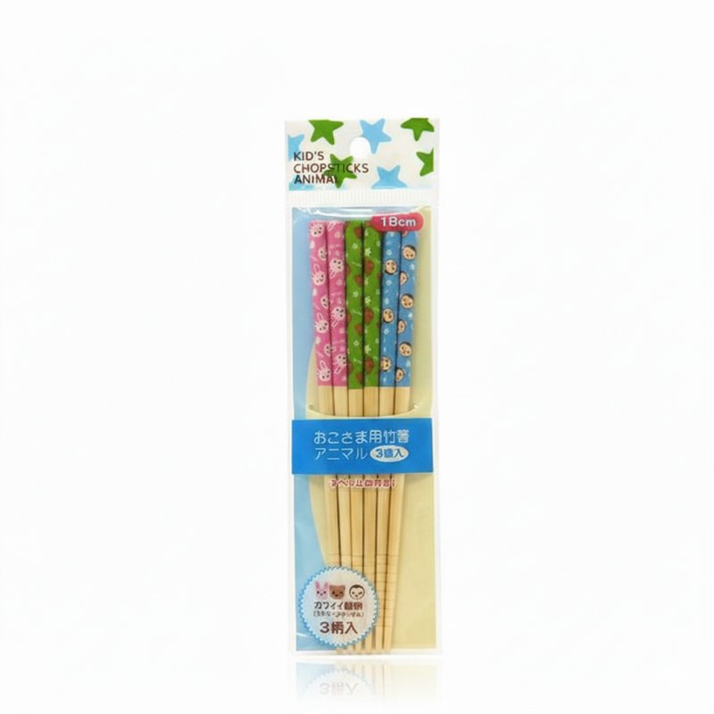 Bamboo Chopsticks for Children’s - Animal 3 S
