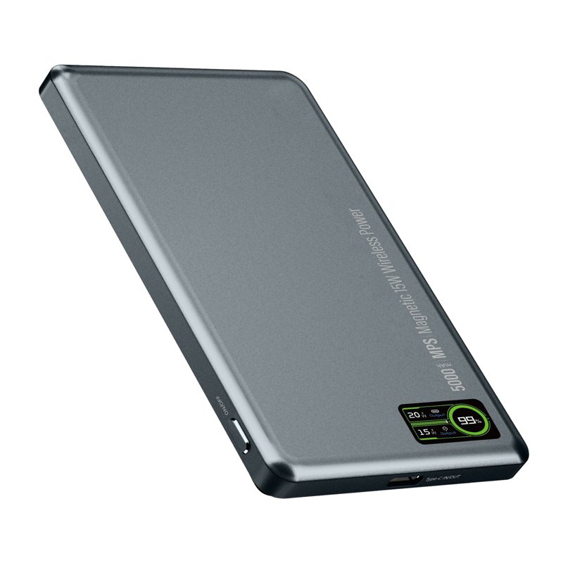 Skyzer Powersleek 3-in-1 5000Mah Power Bank - Space Gray 1 S