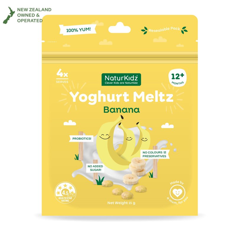 NaturKidz Yoghurt Meltz - Banana