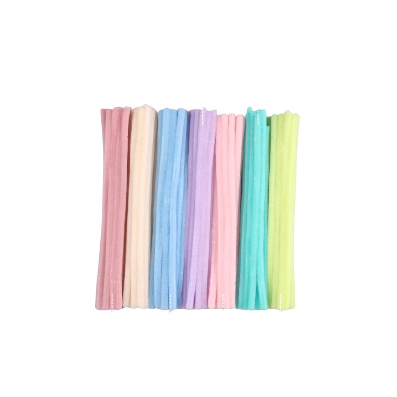 CozyNest Colourful Chenille Stems - Macaron Mix 100 S