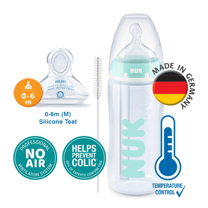 Nuk Anti-Colic Control Baby Bottle with Silicone Teat