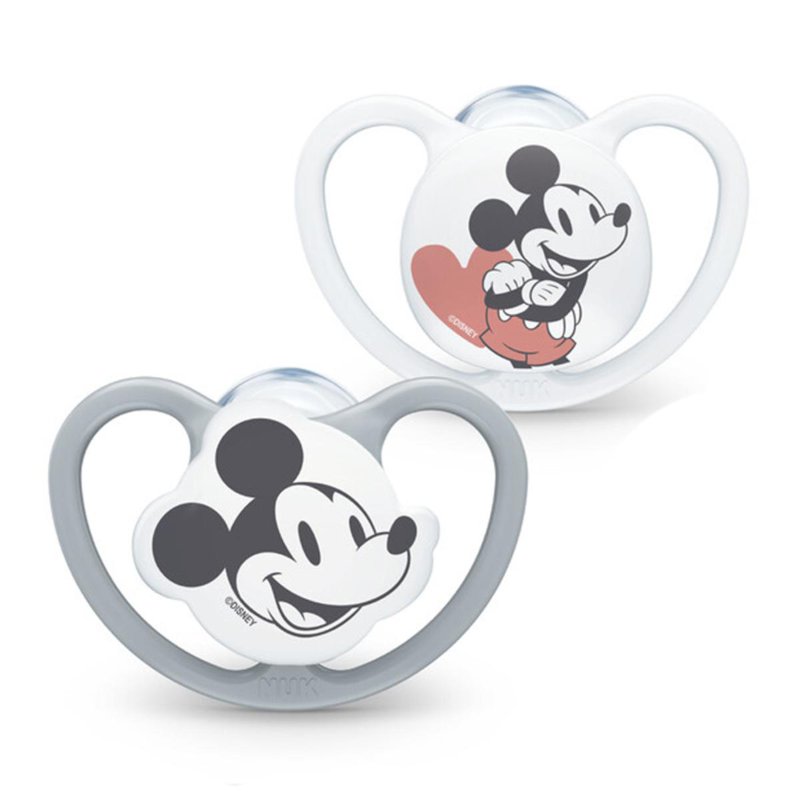 NUK Space Disney Soother Pacifier - Mickey (6-18 Months) 2 S