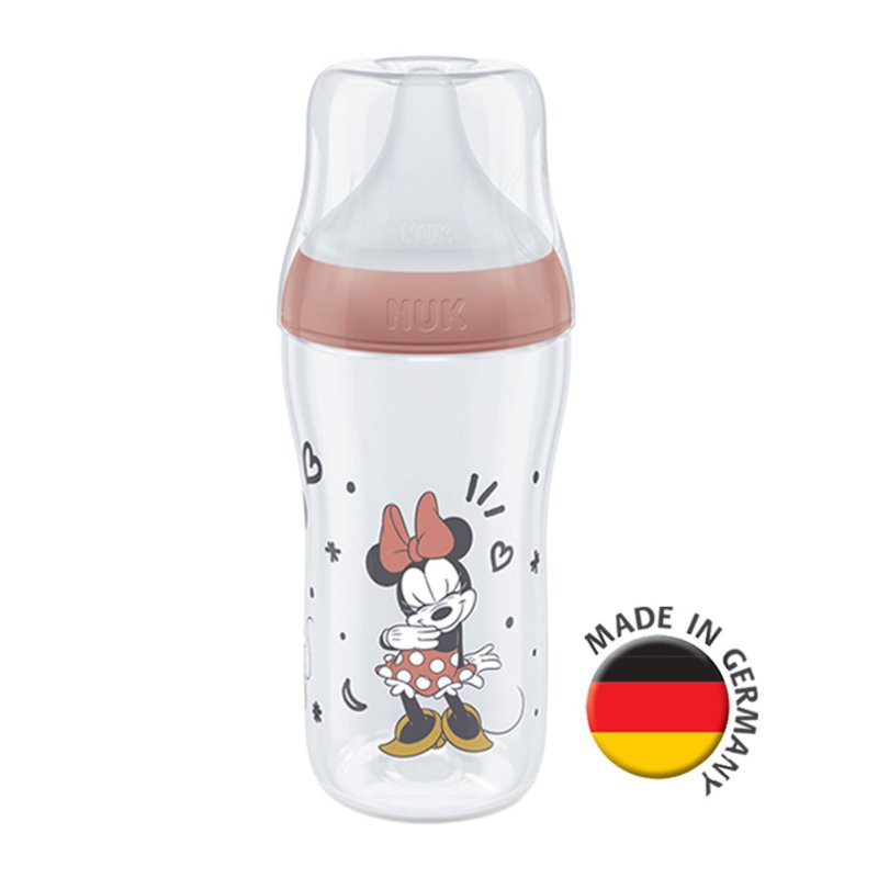 NUK Perfect Match Bottle with Soft Silicone Teat - Minnie 260 S