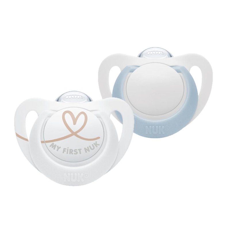 NUK Star Day Silicone Soother Pacifier - Blue 2 S