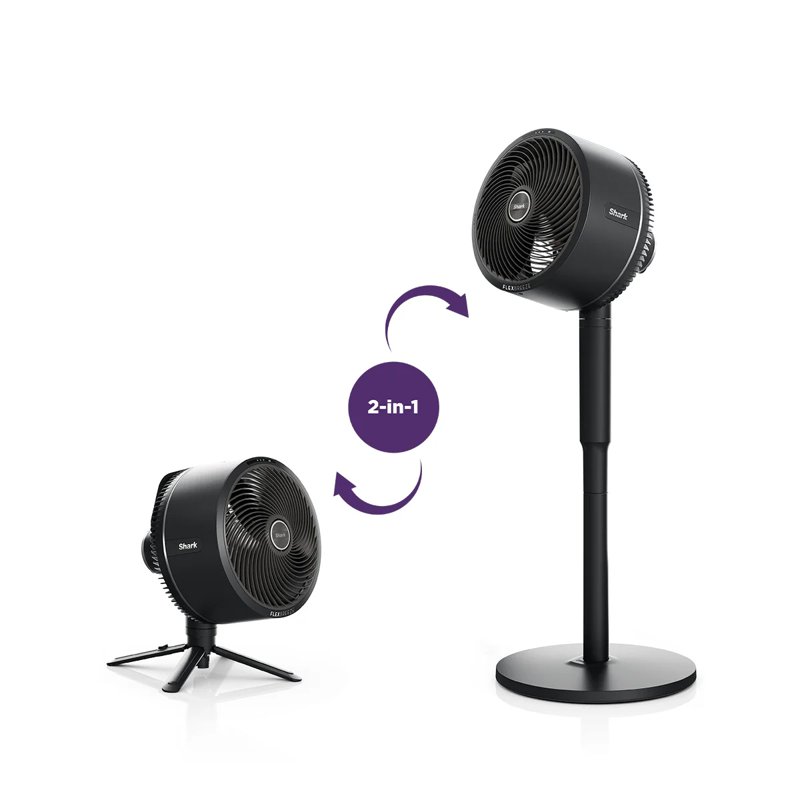 Shark FlexBreeze Cordless & Portable Fan - Black (FA221) 1 S