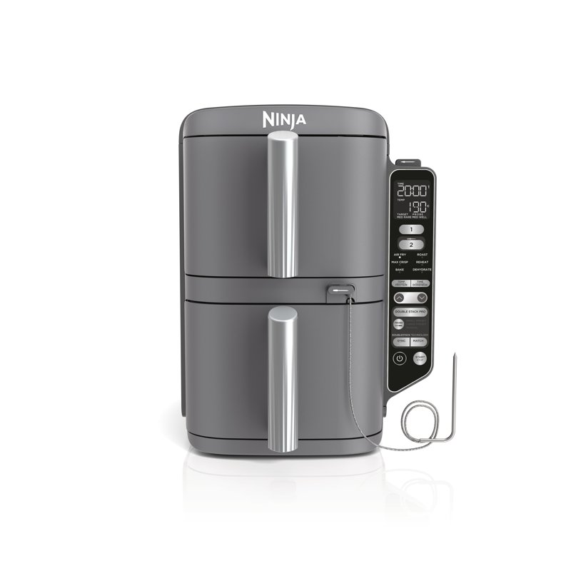 Ninja Double Stack Air Fryer with Probe SL451 1 S
