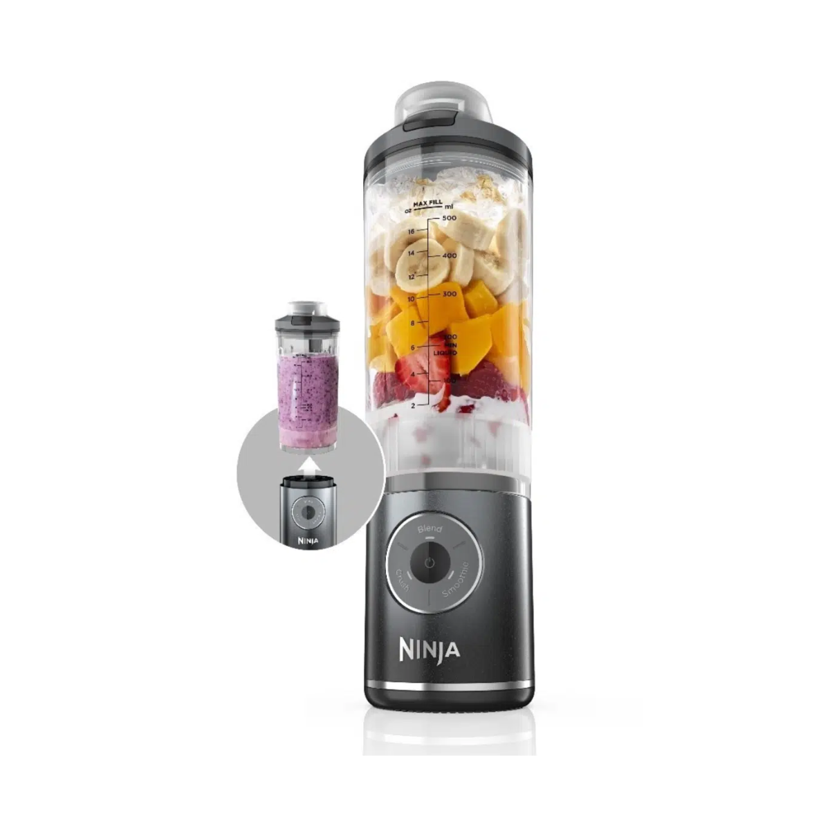 Ninja Blast Max Portable Blender - Cool Grey (BC251)