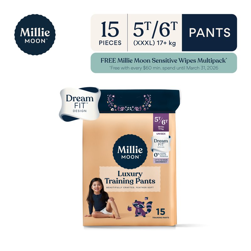Millie Moon Luxury Diaper Pants - XXXL 15 S