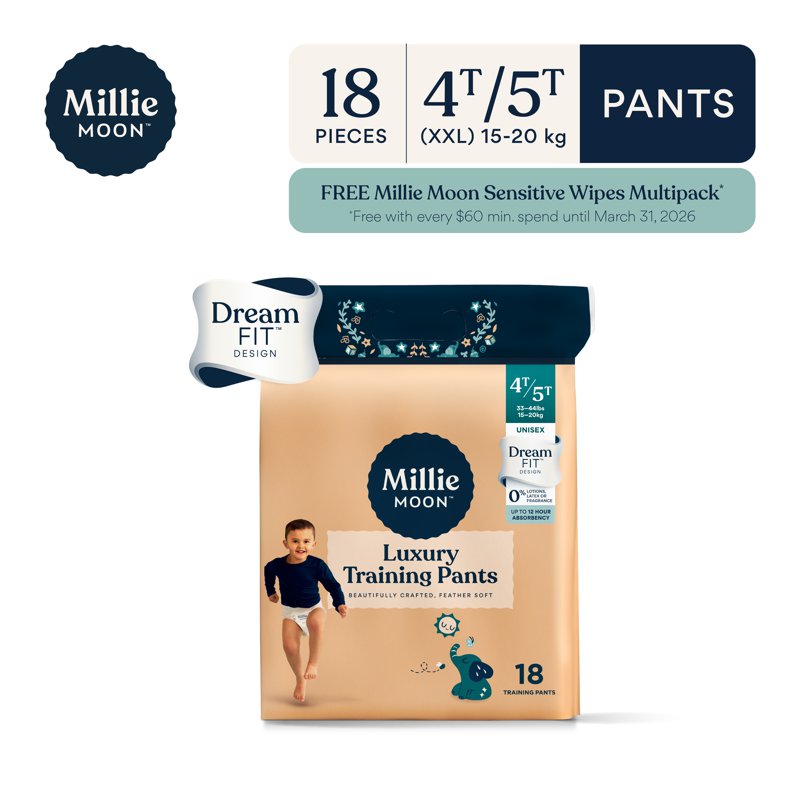 Millie Moon Luxury Diaper Pants - XXL 18 S