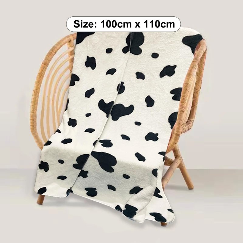 Sweet Home Cartoon Coral Fleece Blanket Baby Size-Milk Cow 1 S