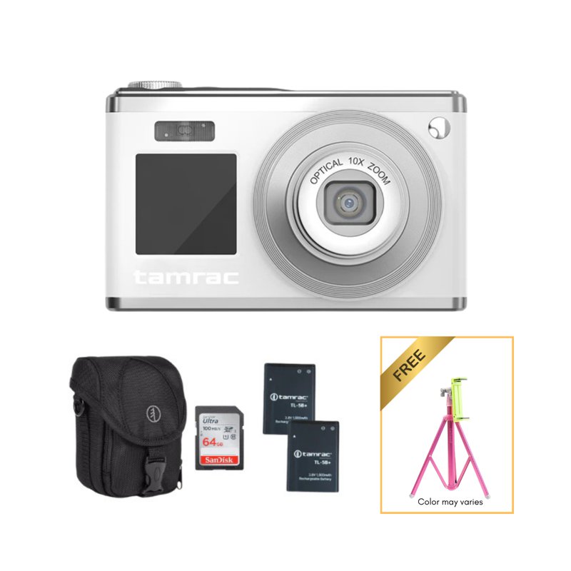 Tamrac TR80 Digital Camera White Bundle 1 S