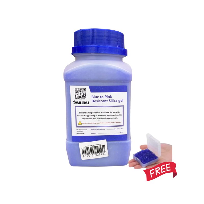 Samurai Desiccant Silica Gel - Bottle Blue