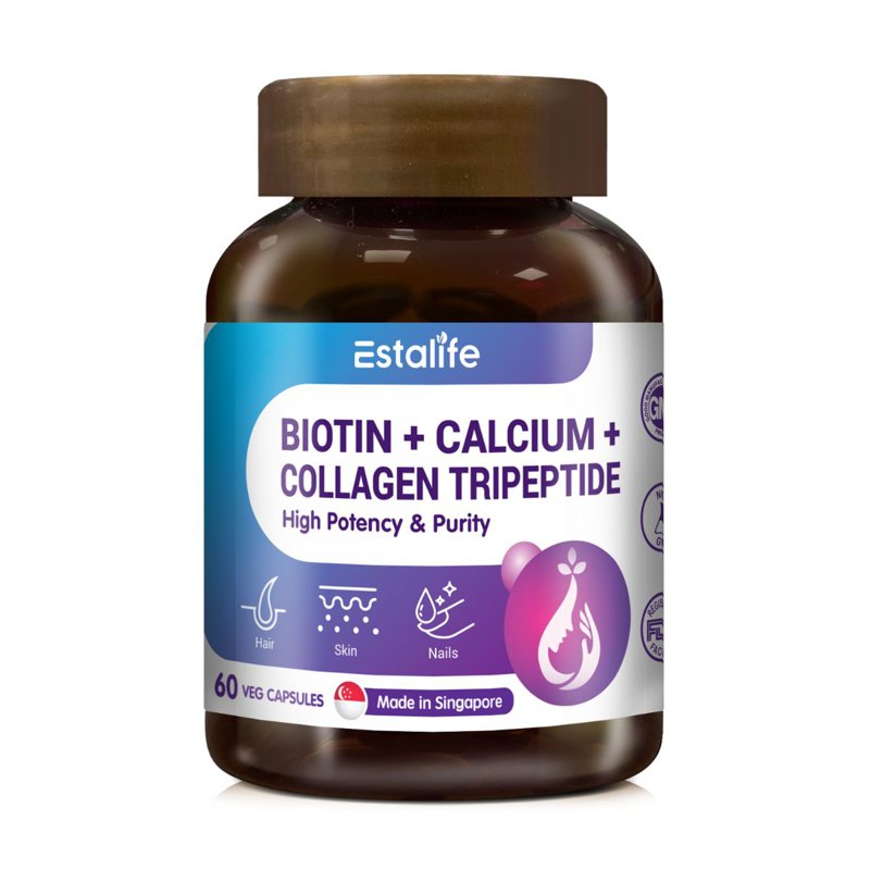 Estalife Biotin + Calcium + Collagen Tripeptides 60 S