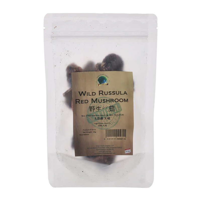 Green Earth Organic - Wild Russula Red Mushroom