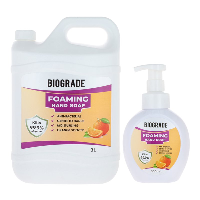 Biograde Foaming Hand Soap Bundle - Orange