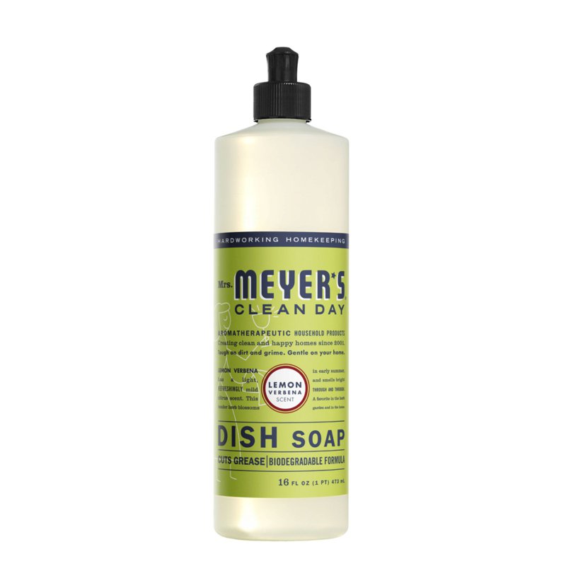 Mrs Meyers Liquid Dish Soap - Lemon Verbena 473 ML