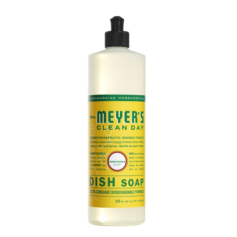 Mrs Meyers Liquid Dish Soap Honeysuckle 473 ML