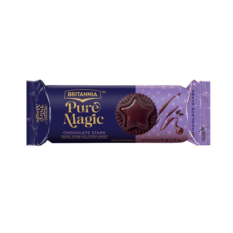 Britannia Pure Magic Cookie - Chocolate Stars