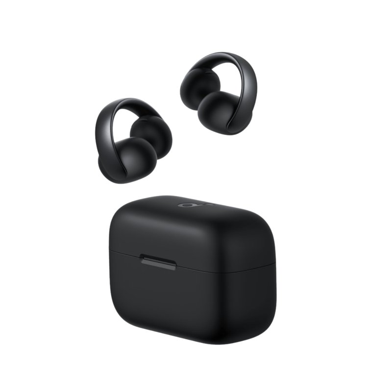 Soundcore AeroClip Open-Ear Clip-On Earbuds - Black 1 S