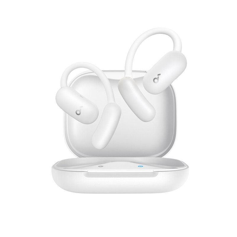 Soundcore AeroFit 2 Open-Ear Wireless Earbuds - White 1 S