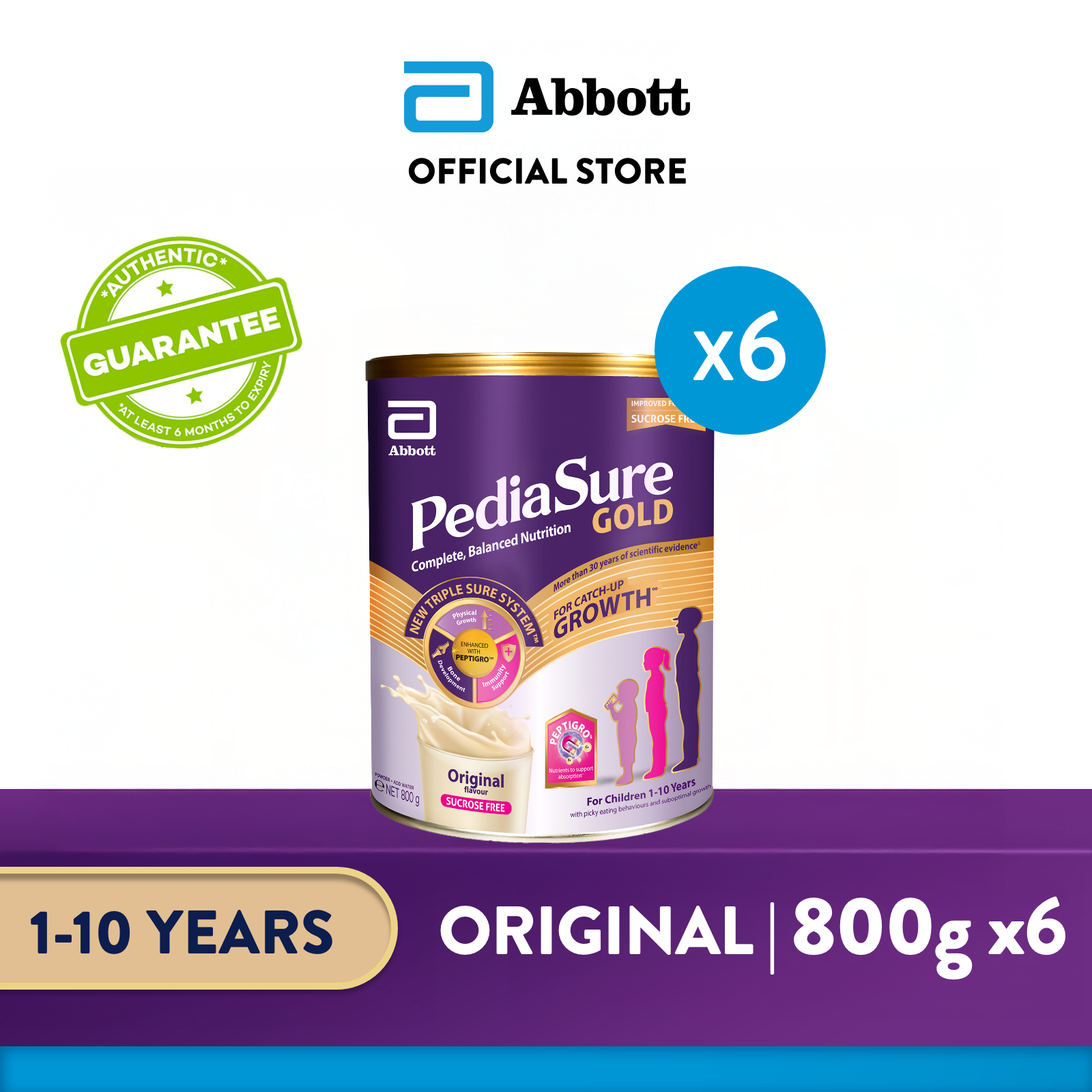 Abbot Pediasure PediaSure Gold with PeptiGro - Original (Sucrose Free)