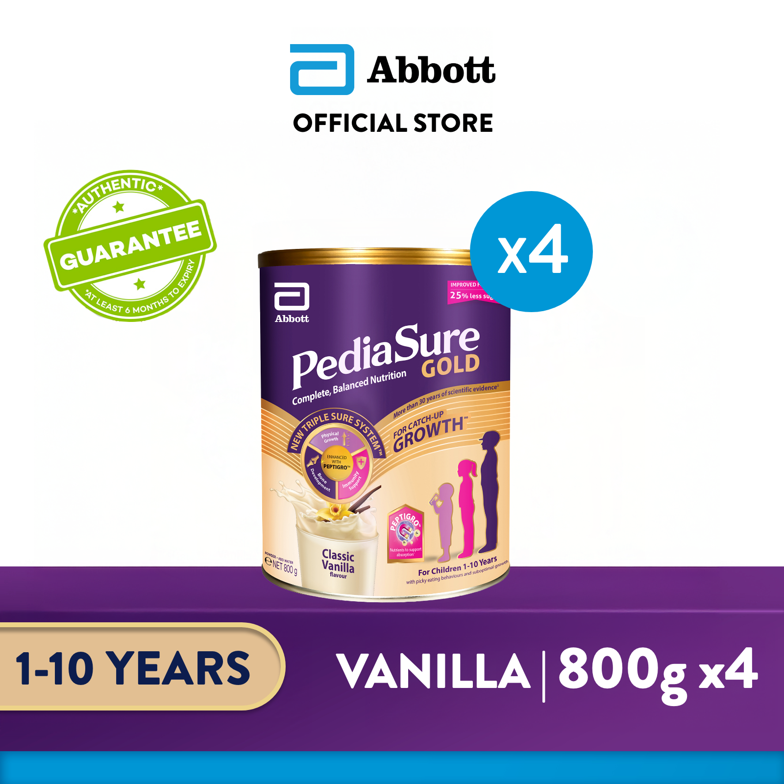 Abbot Pediasure PediaSure Gold with PeptiGro - Vanilla