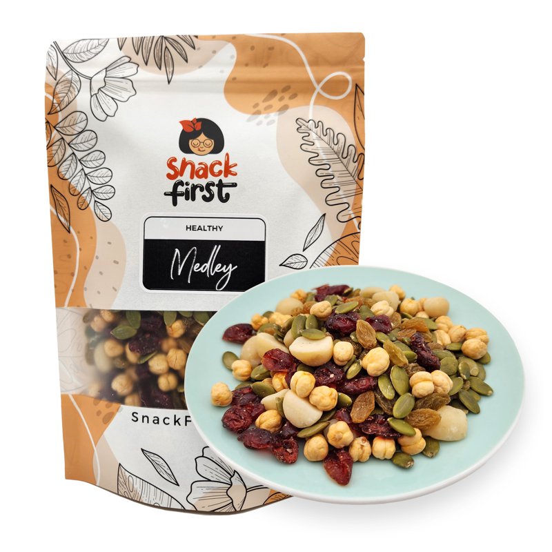 SnackFirst Healthy Medley - Macadamias with Nuts and Pumpkin