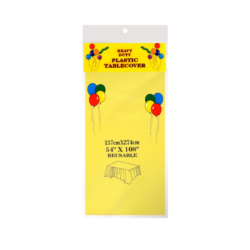 Wistech Home Disposable Tablecloth - Macaron Yellowish