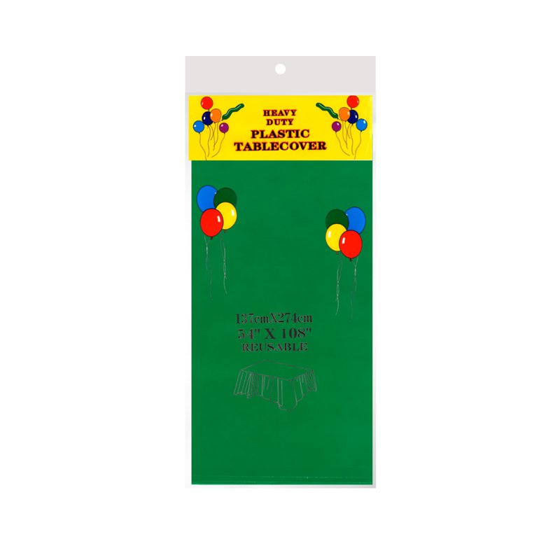 Wistech Home Disposable Tablecloth - Dark Green