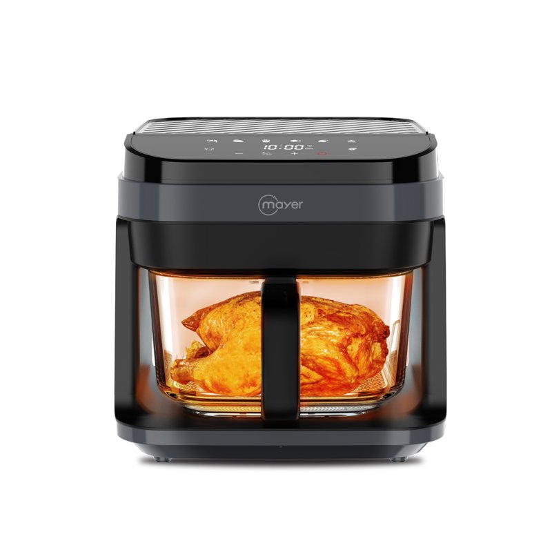 Mayer Digital Glass Air Fryer MMGAF539D - Dark Grey