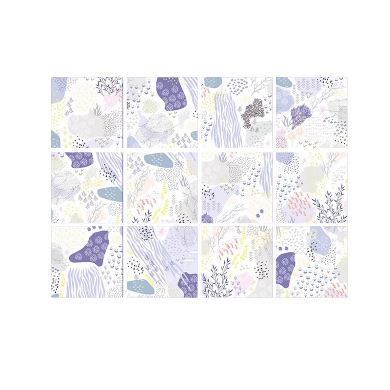 Children's Origami Paper - Purple Design 1 S