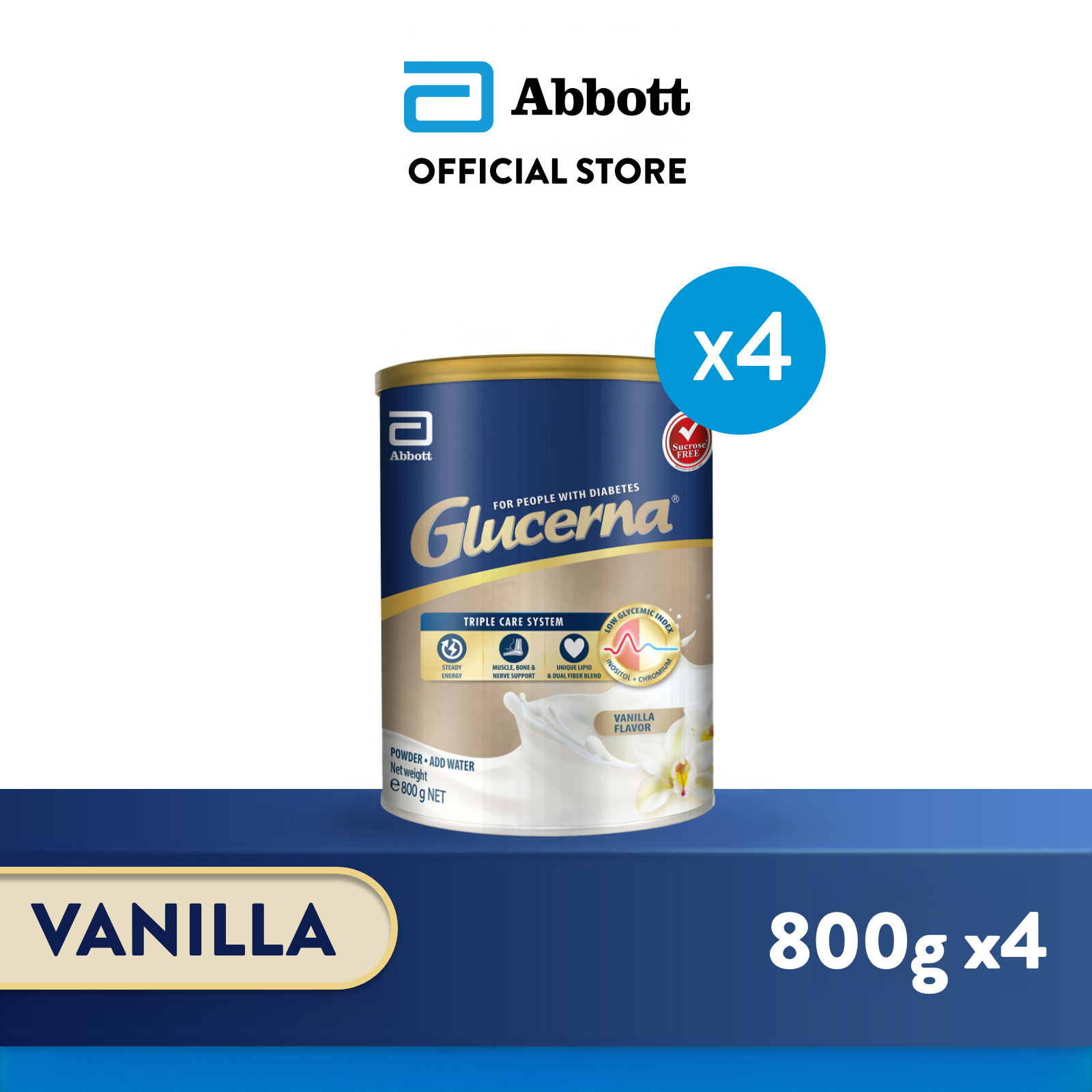 Abbott Glucerna Glucerna Triple Care Powder Vanilla