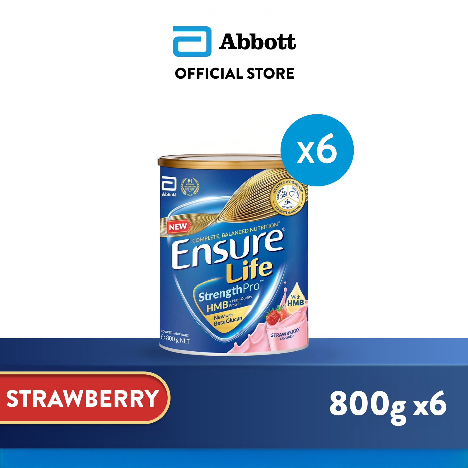 Abbott Ensure Ensure Life StrengthPro Strawberry