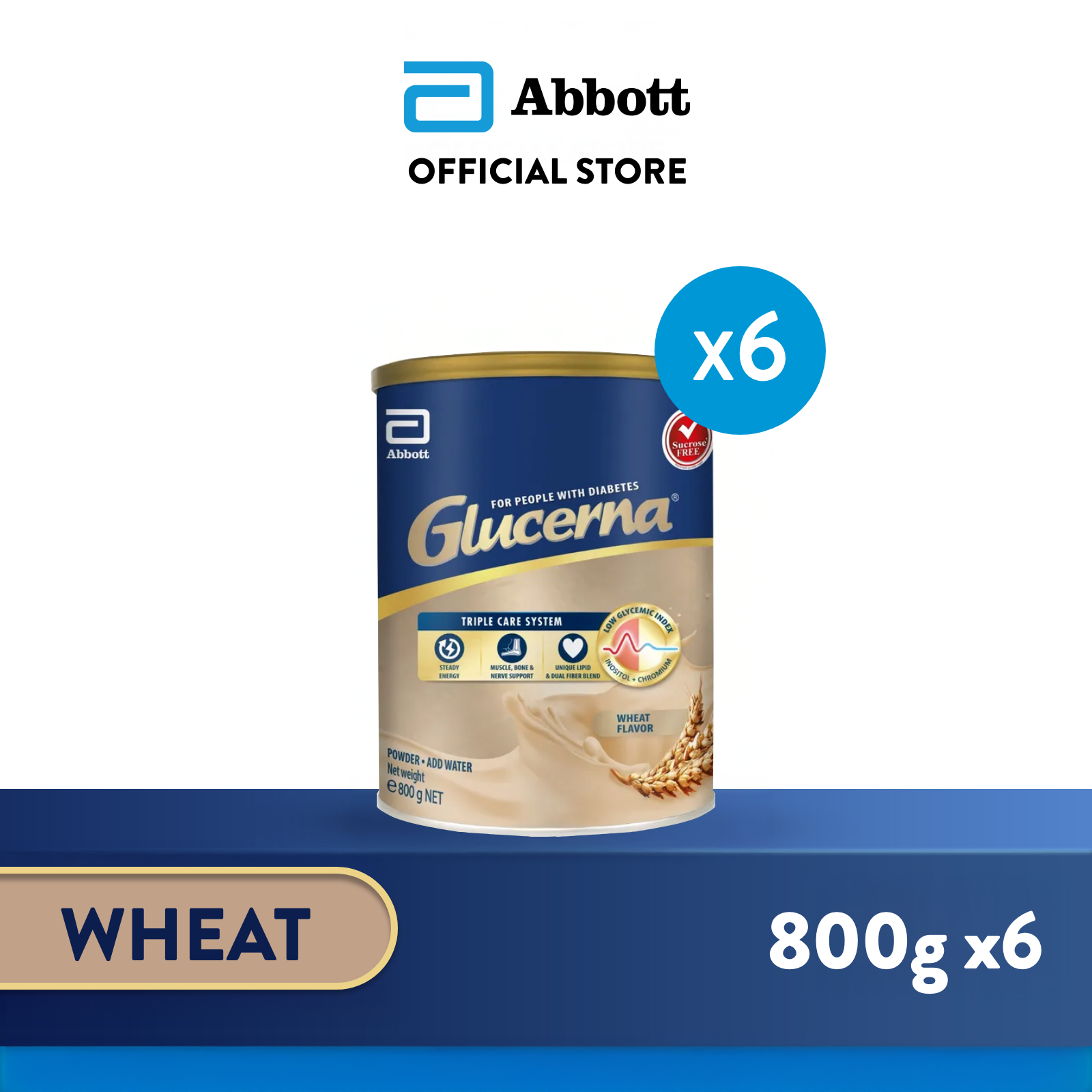 Abbott Glucerna Glucerna Triple Care Powder Wheat