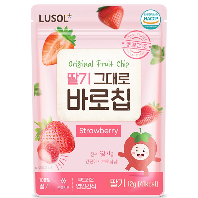Lusol 100% Freeze Dried Strawberry (12m+)