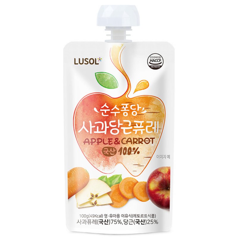Lusol Apple & Carrot Puree (6m+)