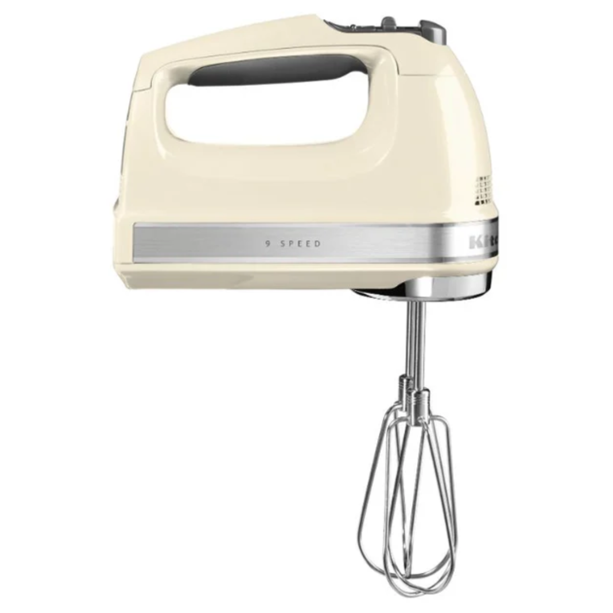KitchenAid 9 Speed Hand Mixer - Almond Cream 1 S