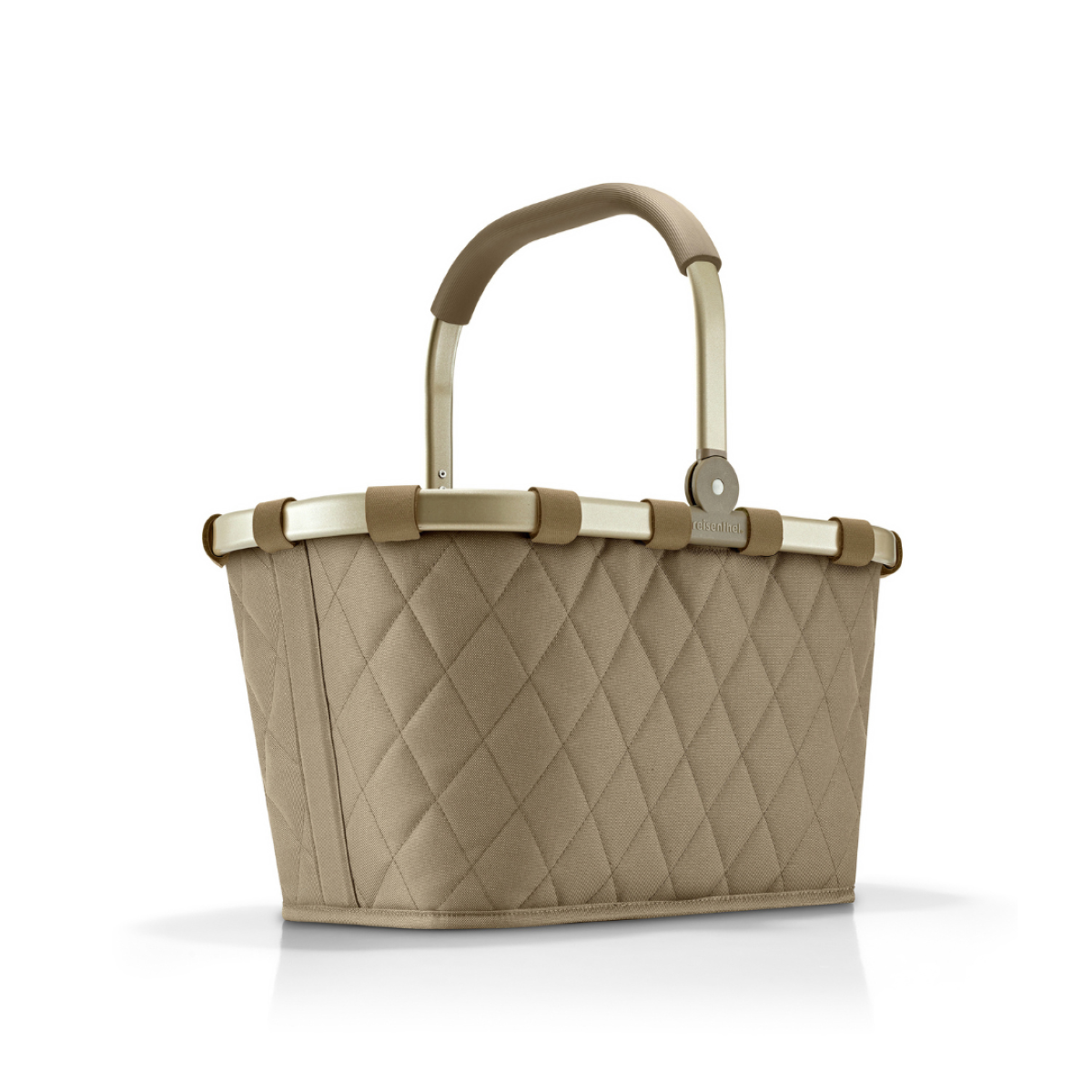 Reisenthel Carrybag Shopping Basket - Frame Rhombus Olive 1 S