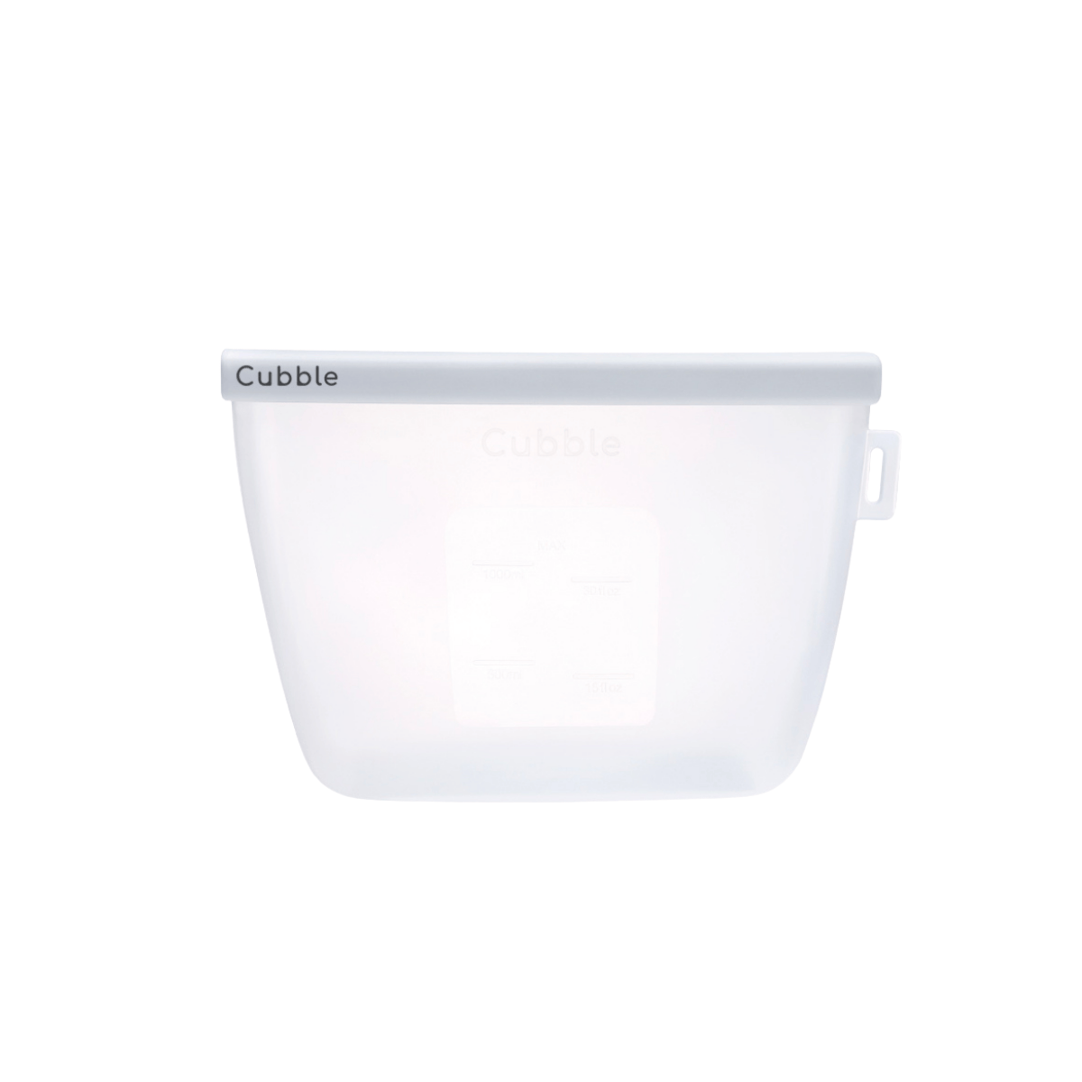 Cubble Silicone Storage Bag for Breast Pump - Clear
