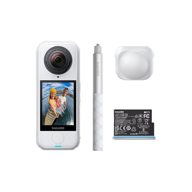 Insta360 X4 Air Action Camera - Starter Bundle, White 1 S