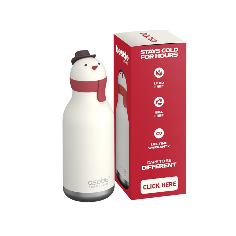 Asobu Bestie Water Bottle - Snow Man