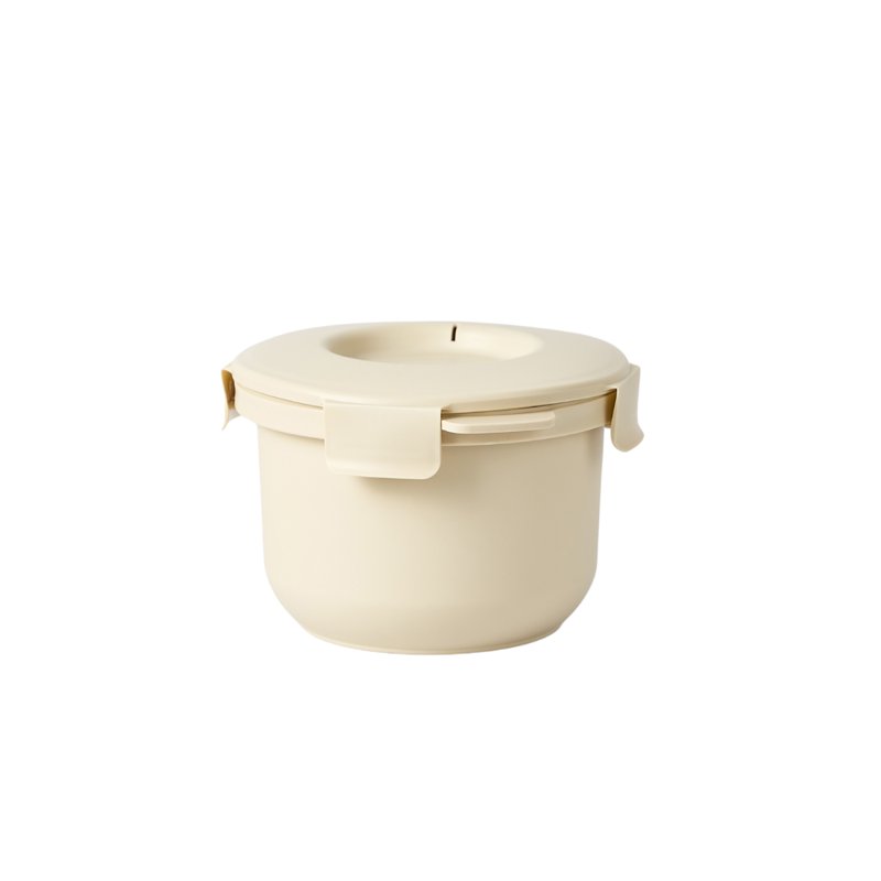Calobowl Low Calorie Microwave Rice Cooker - Cream