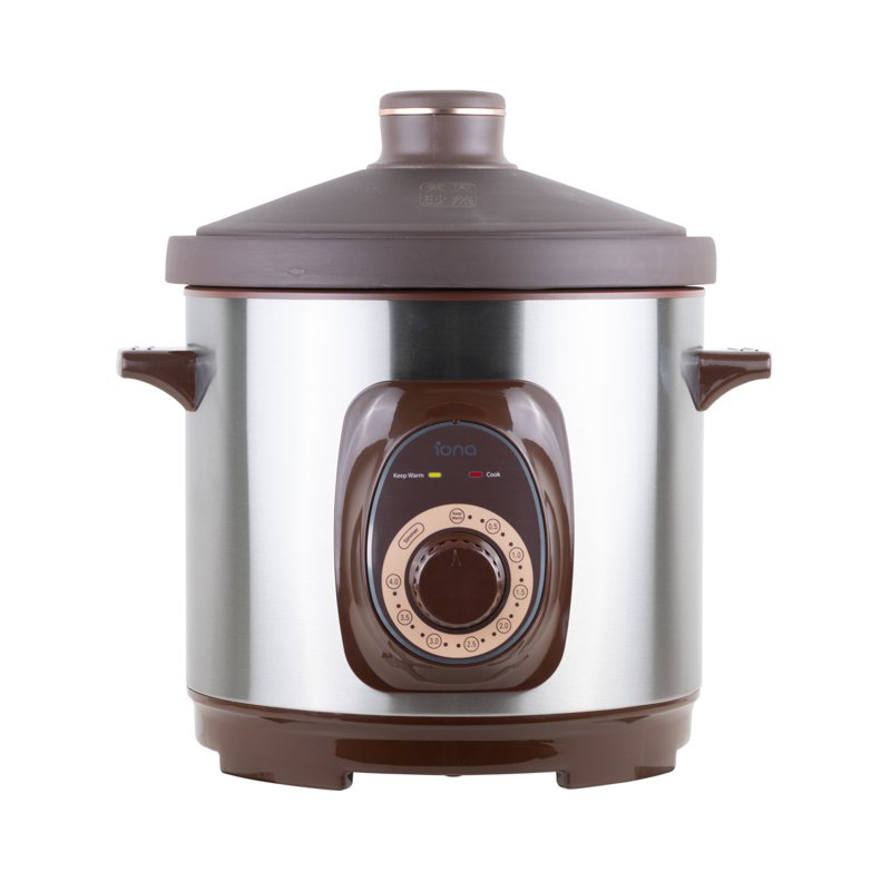 Iona Electric Clay Auto Slow Cooker with Timer - GLSC60
