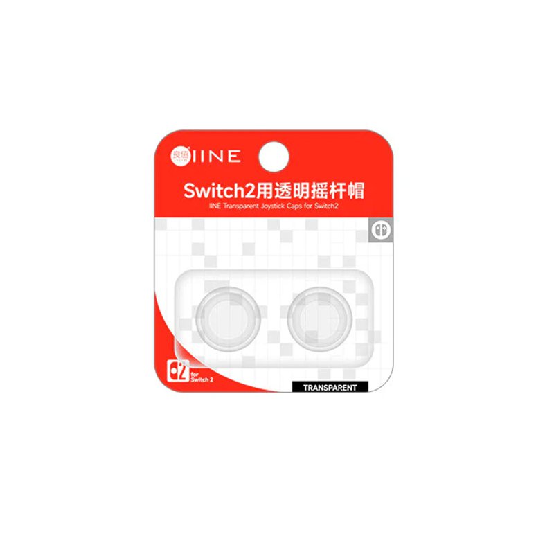 IINE Transparent Joy-Con Analog Cap for Nintendo Switch 2 1 S