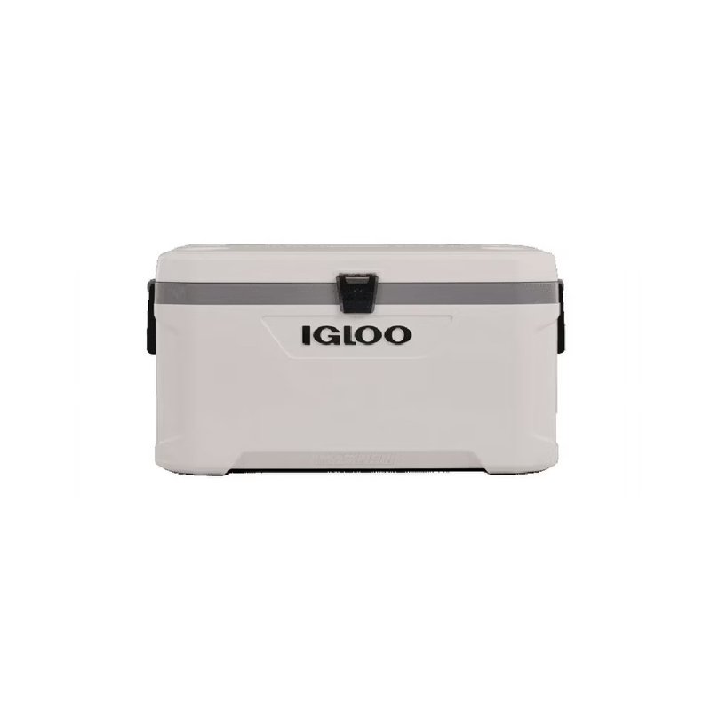 IGLOO Maxcold Cooler Box Marine Ultra 70Quarts Roller - White 1 S