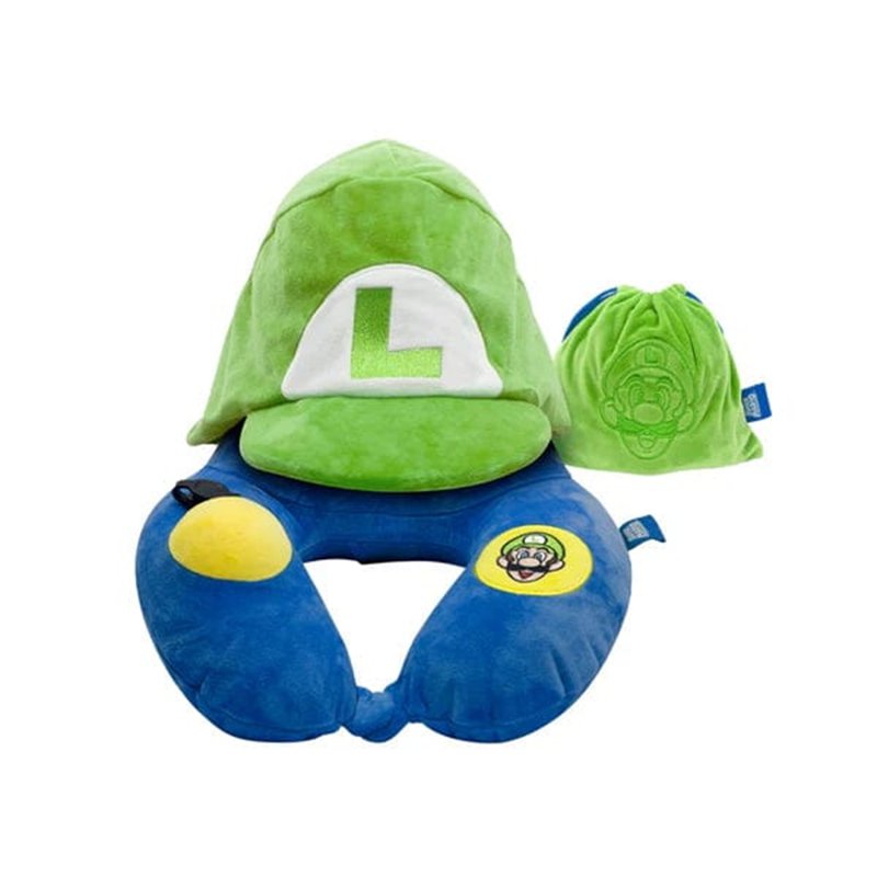 Travelmall Super Mario Luigi 3D Inflatable Travel Pillow 1 S
